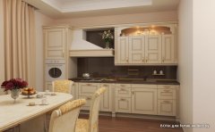Кухонное помещение в классиченском стиле