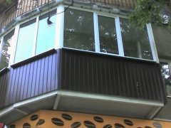 Утепление лоджии, балкона и наружная отделка