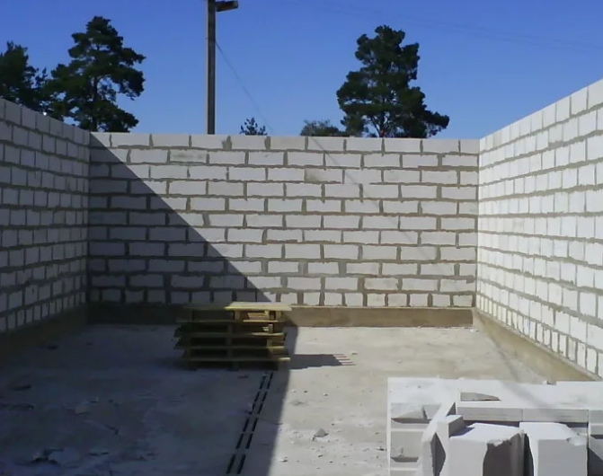 Строительство дома из пеноблоков в Заокском