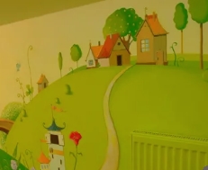 Какая роспись стен в детской комнате вам подойдет