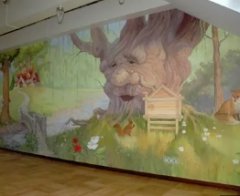 Какая роспись стен в детской комнате вам подойдет