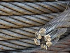 What are steel ropes used for?